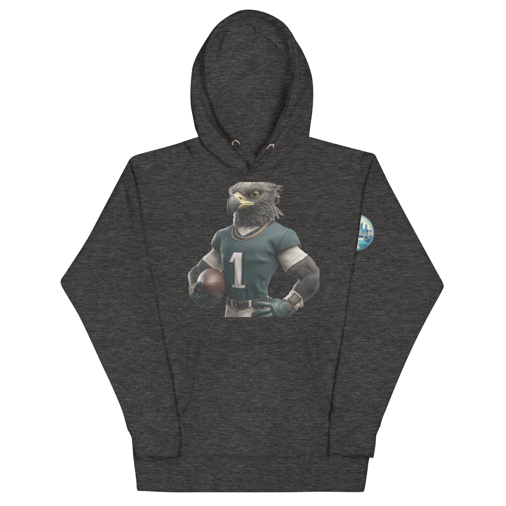 Eagle 4 Men Unisex Hoodie Charcoal Heather