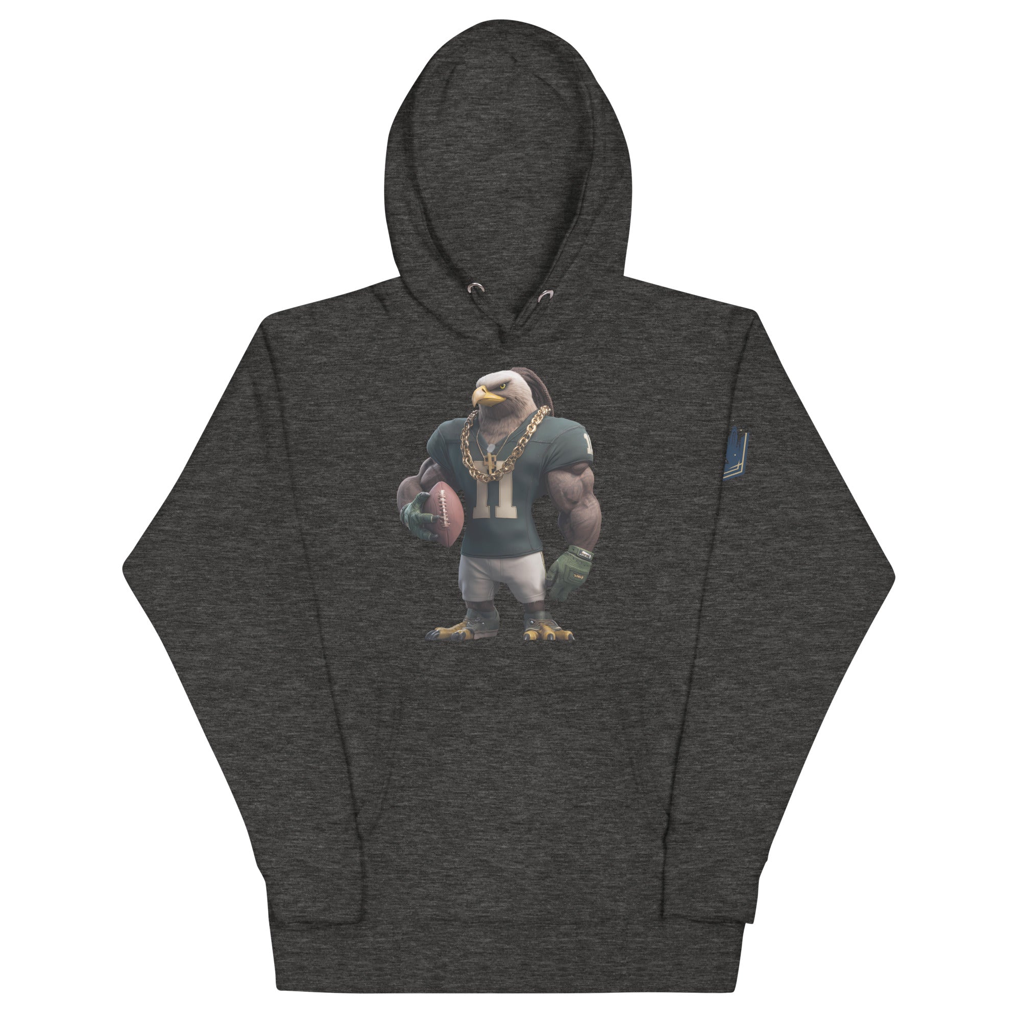 Eagle 5 Men Unisex Hoodie Charcoal Heather