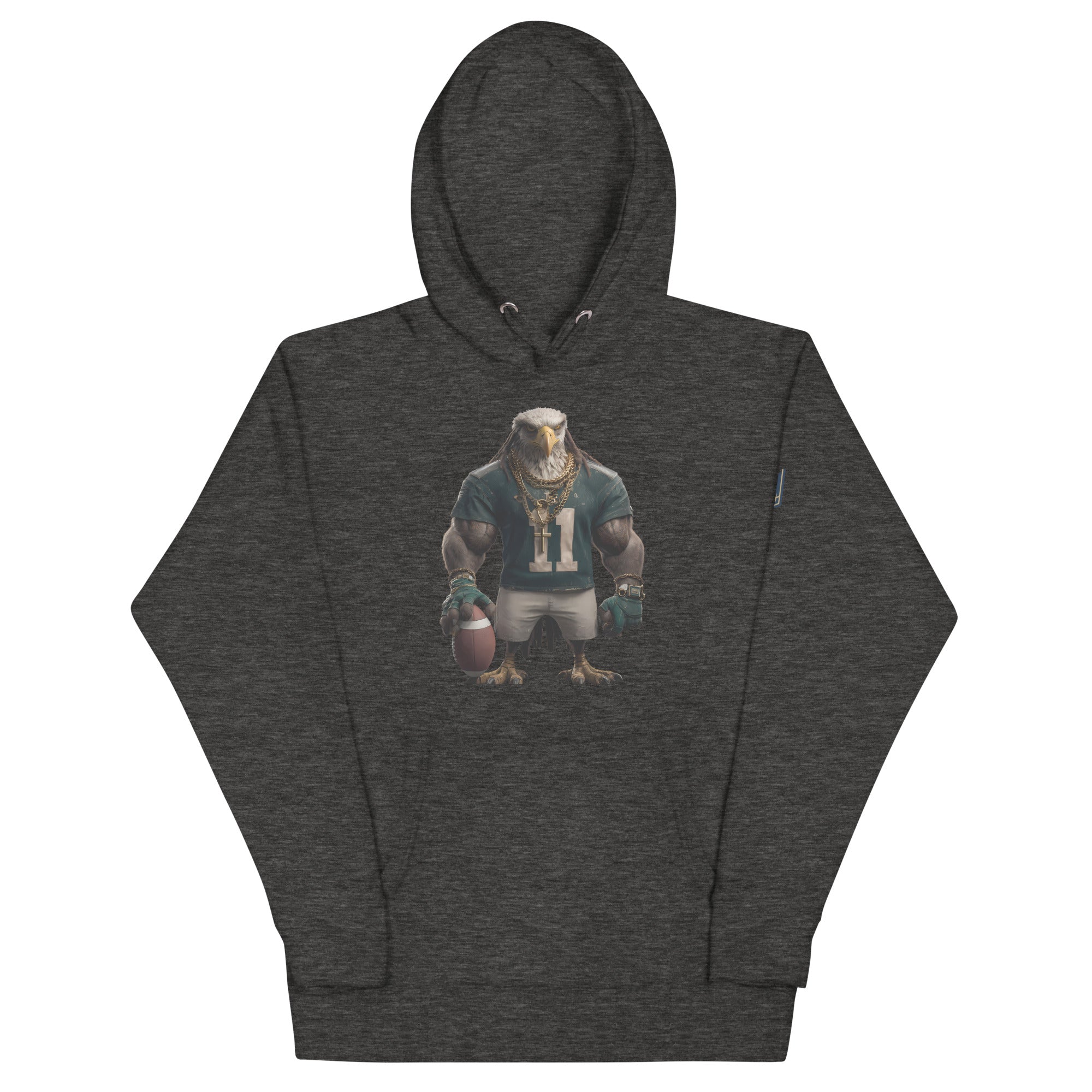 Eagle 8 m Unisex Hoodie Charcoal Heather