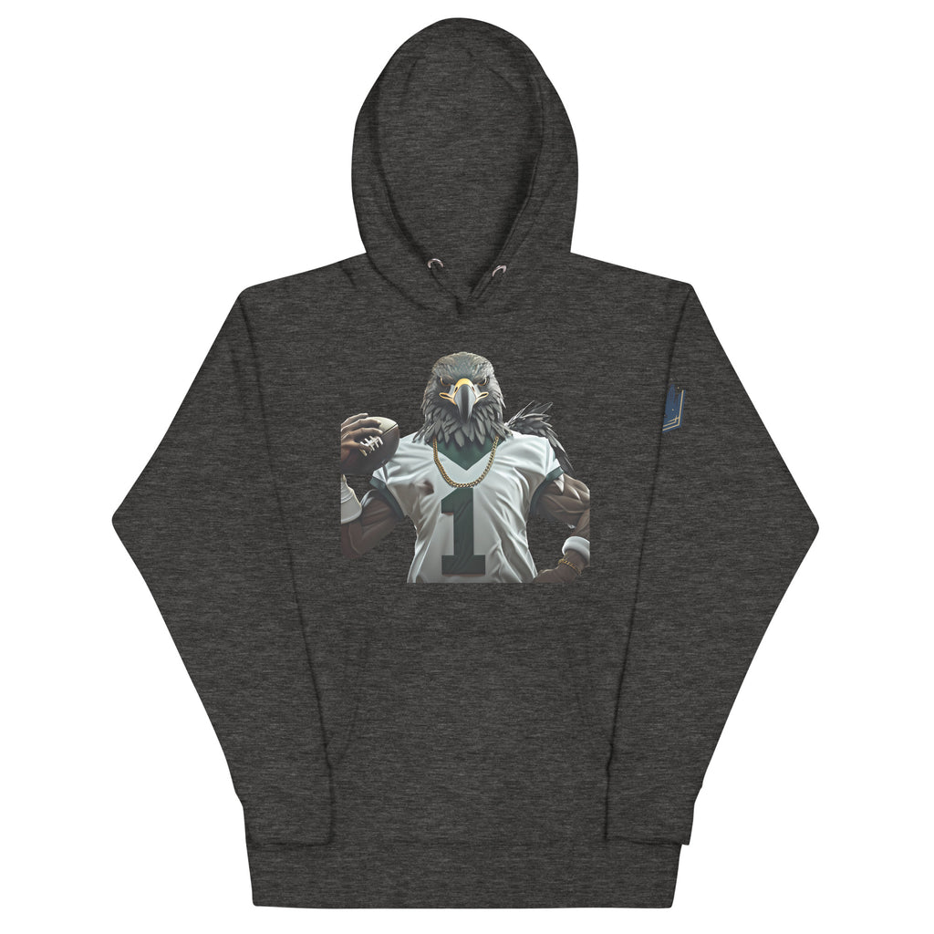 Eagle 10 m Unisex Hoodie Charcoal Heather