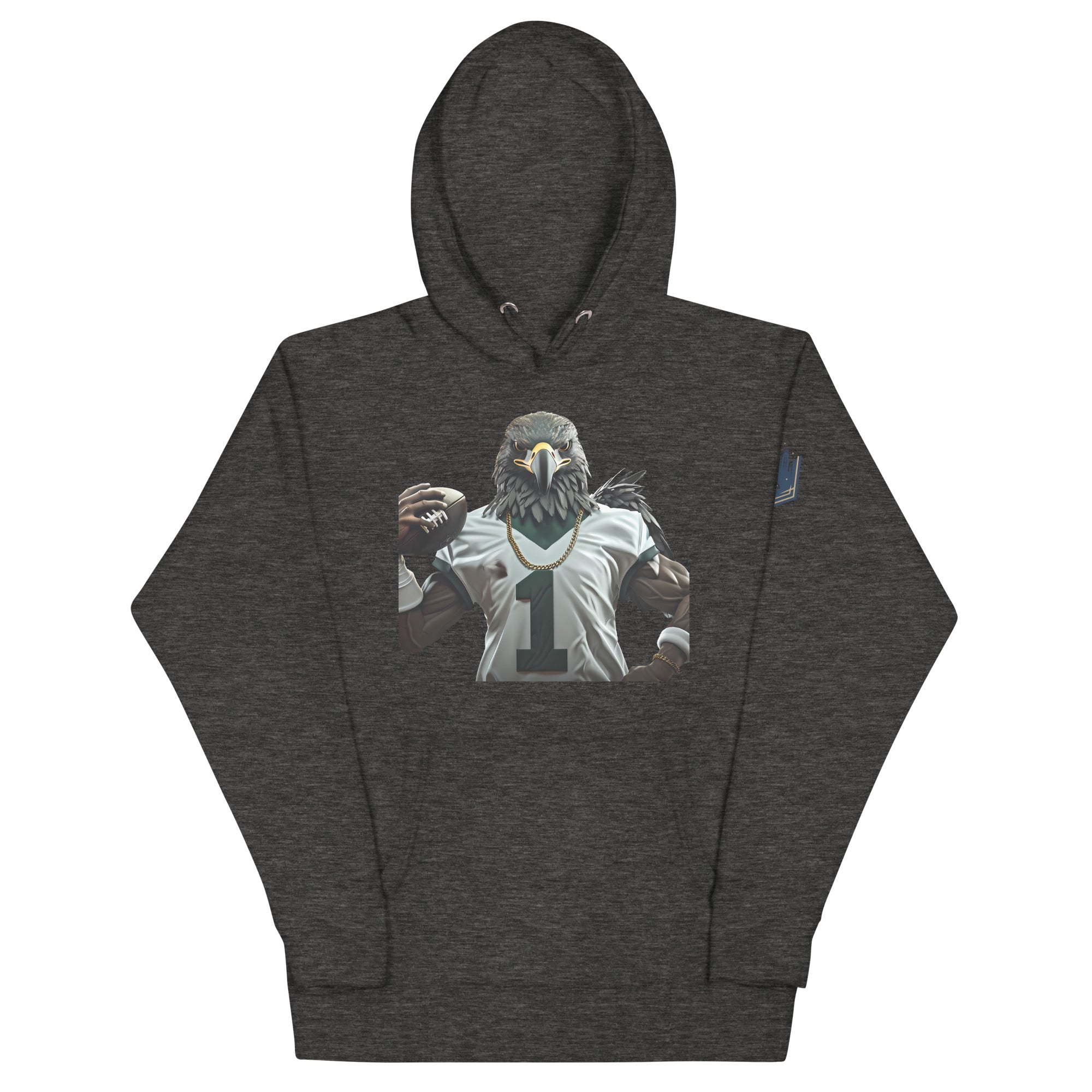 Eagle 10 m Unisex Hoodie Charcoal Heather
