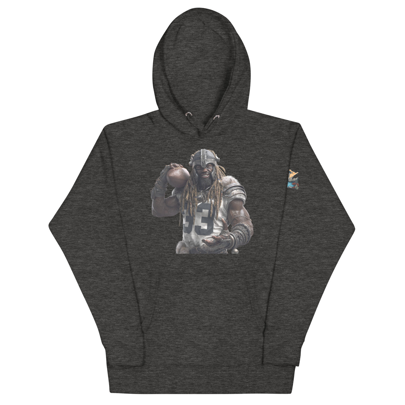 Viking 9 M Unisex Hoodie Charcoal Heather