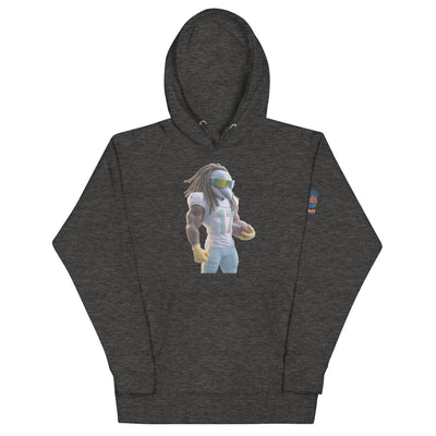 Dolphin 11 M Unisex Hoodie Charcoal Heather