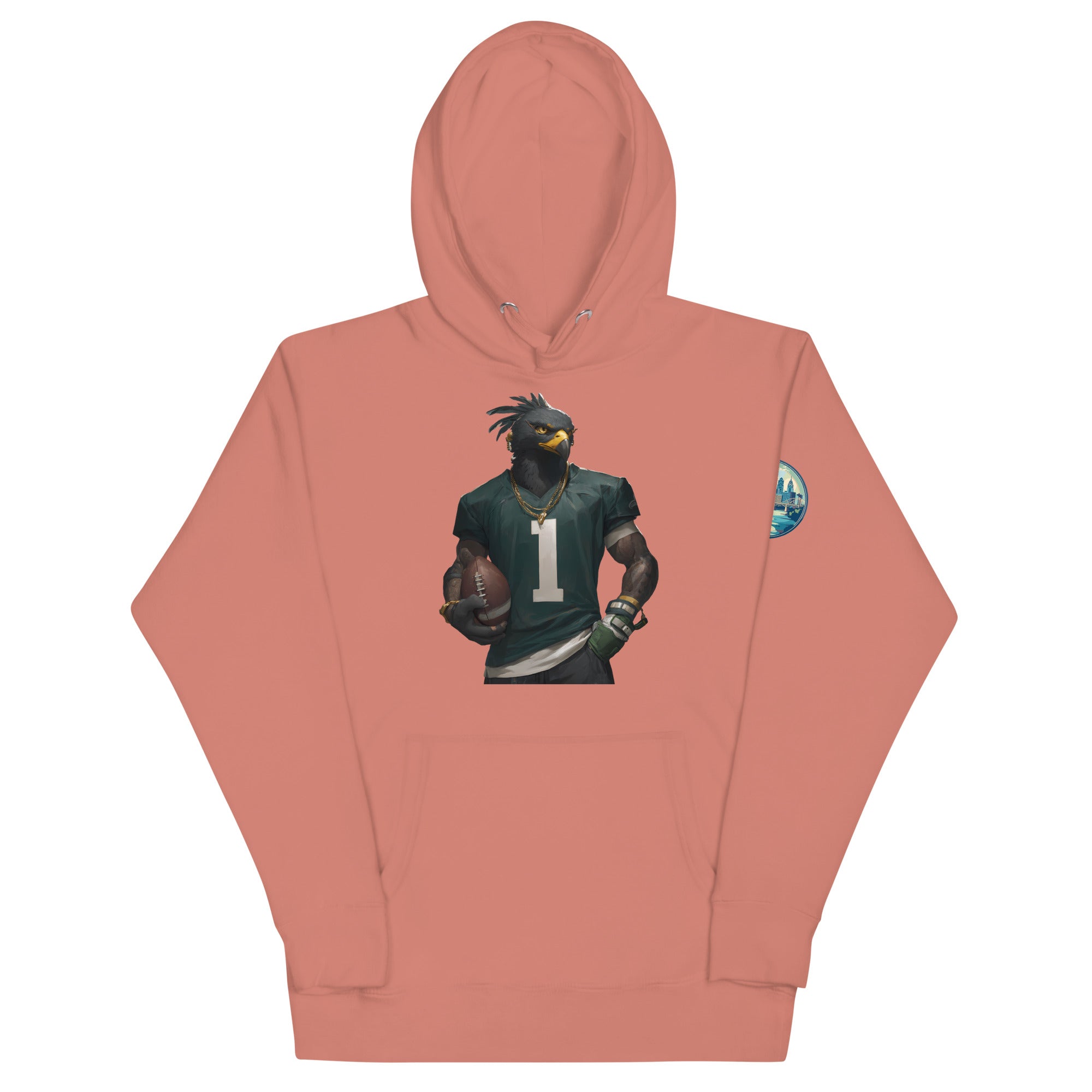 Eagle 6 M Unisex Hoodie Dusty Rose