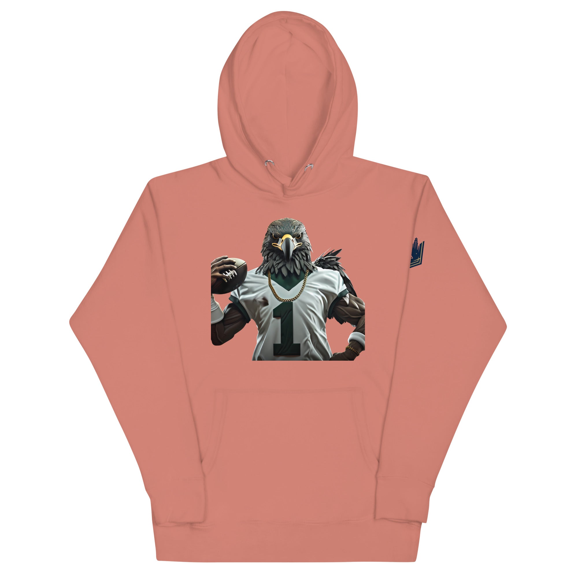 Eagle 10 m Unisex Hoodie Dusty Rose
