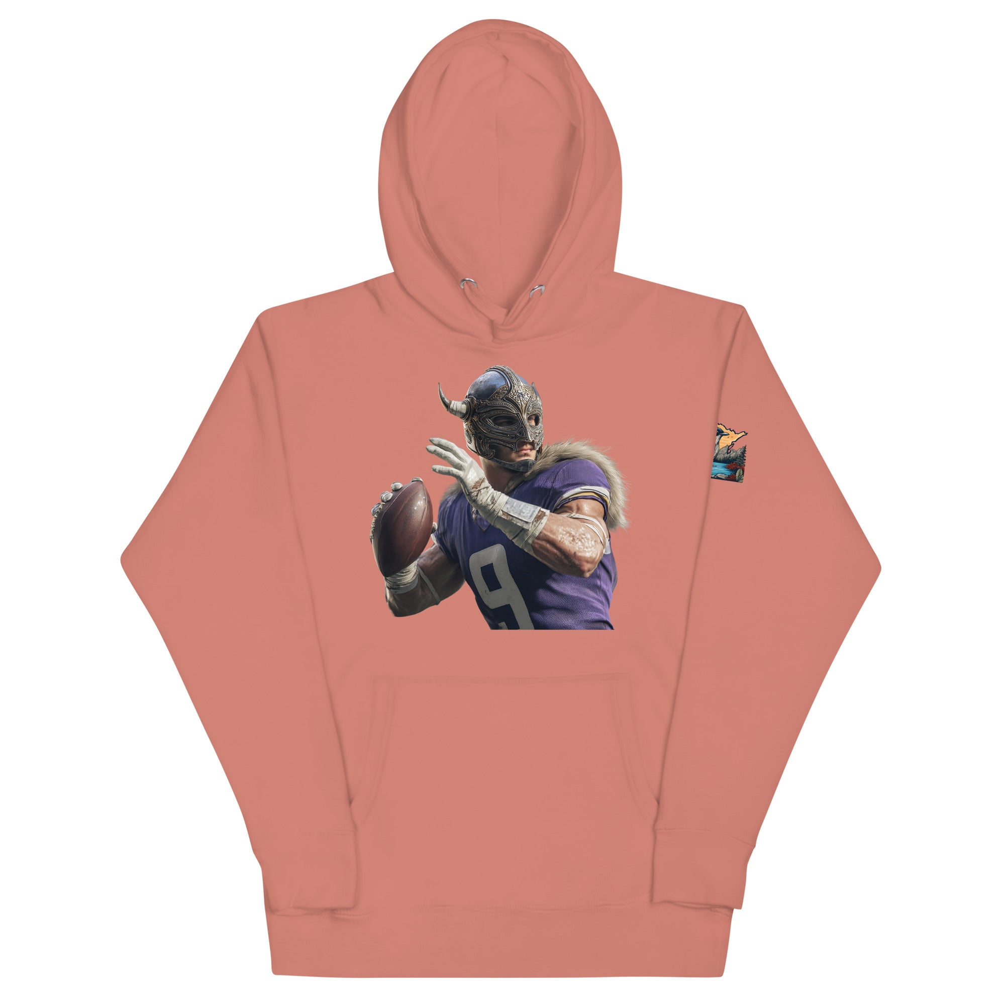 Viking 1 M Unisex Hoodie Dusty Rose