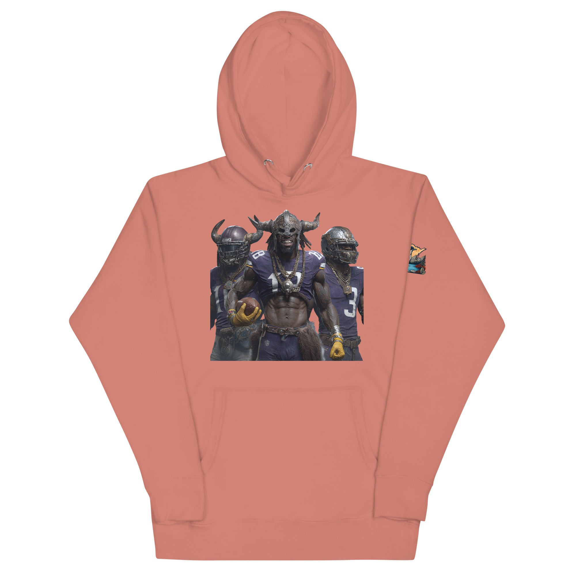 Viking 5 M Unisex Hoodie Dusty Rose