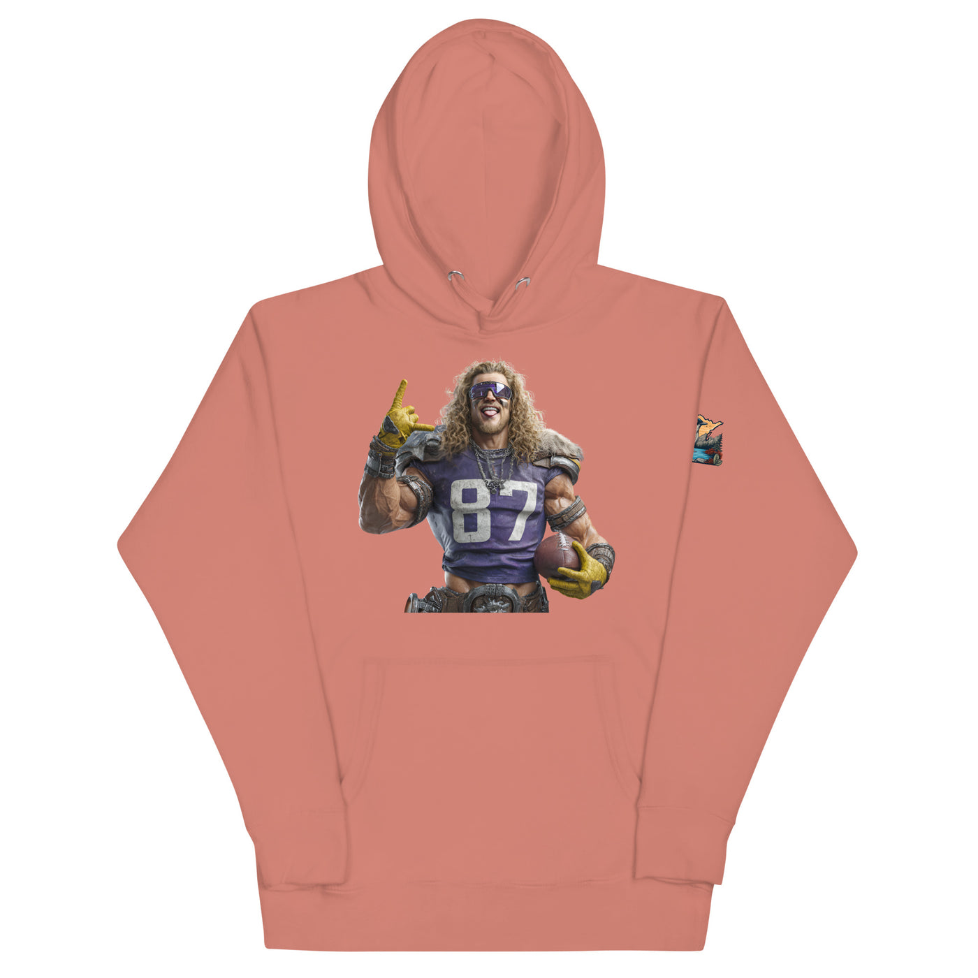 Viking 6 M Unisex Hoodie Dusty Rose