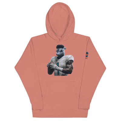 Dolphin 7 M Unisex Hoodie Dusty Rose