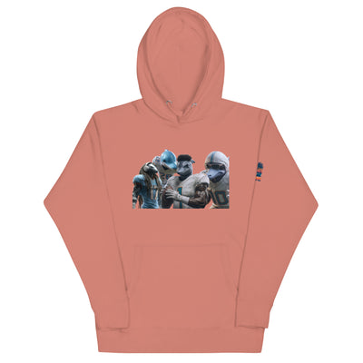 Dolphin 12 M Unisex Hoodie Dusty Rose