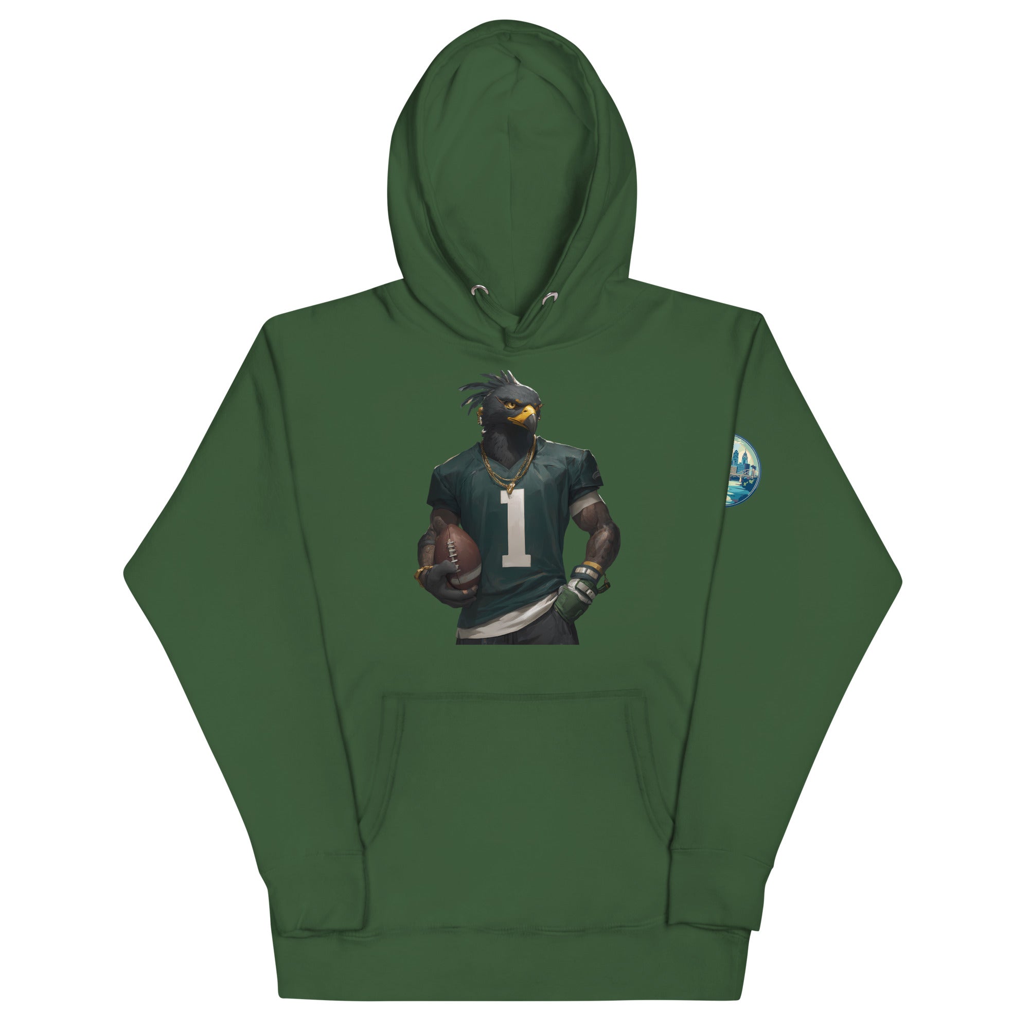 Eagle 6 M Unisex Hoodie Forest Green