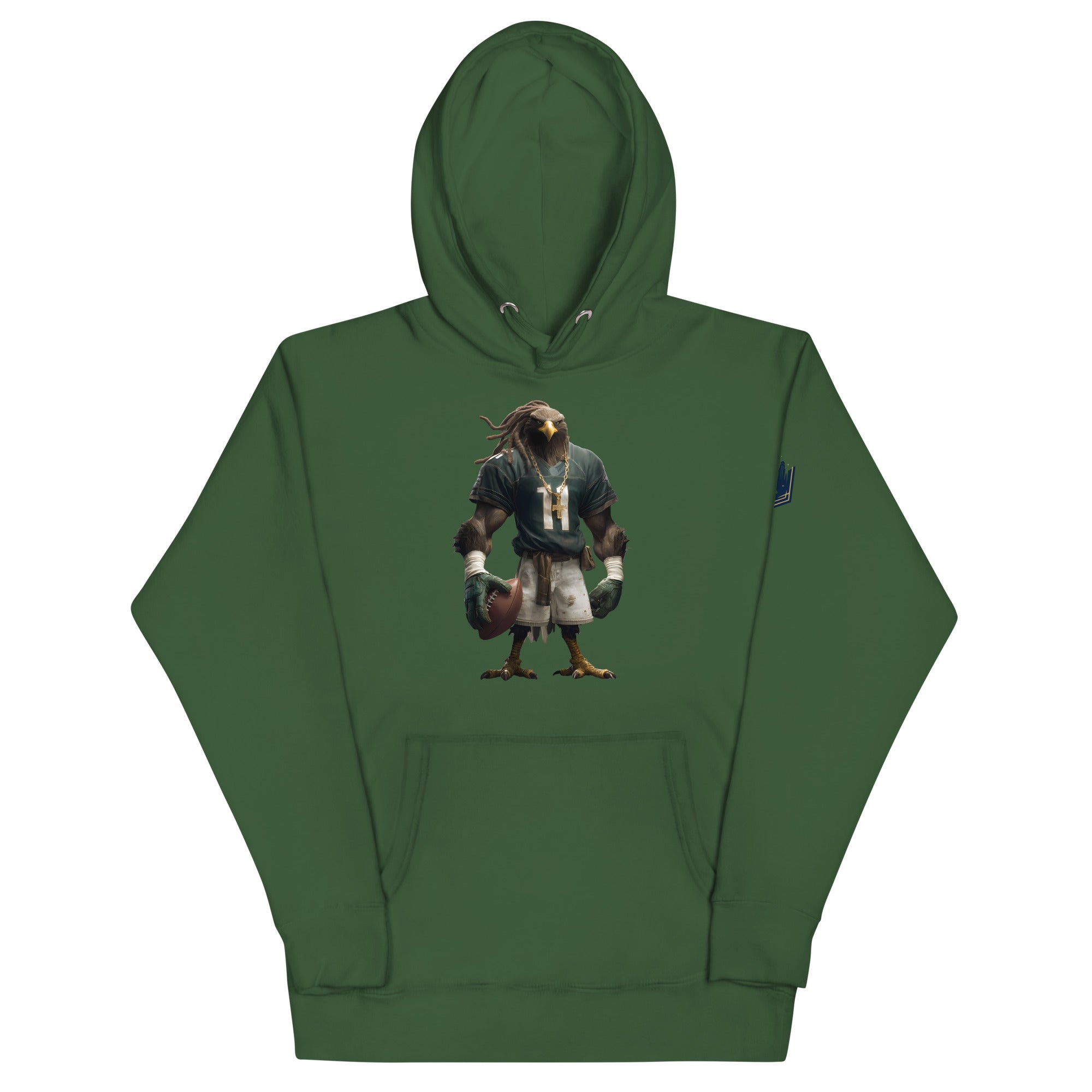 Eagle 7 M Unisex Hoodie Forest Green