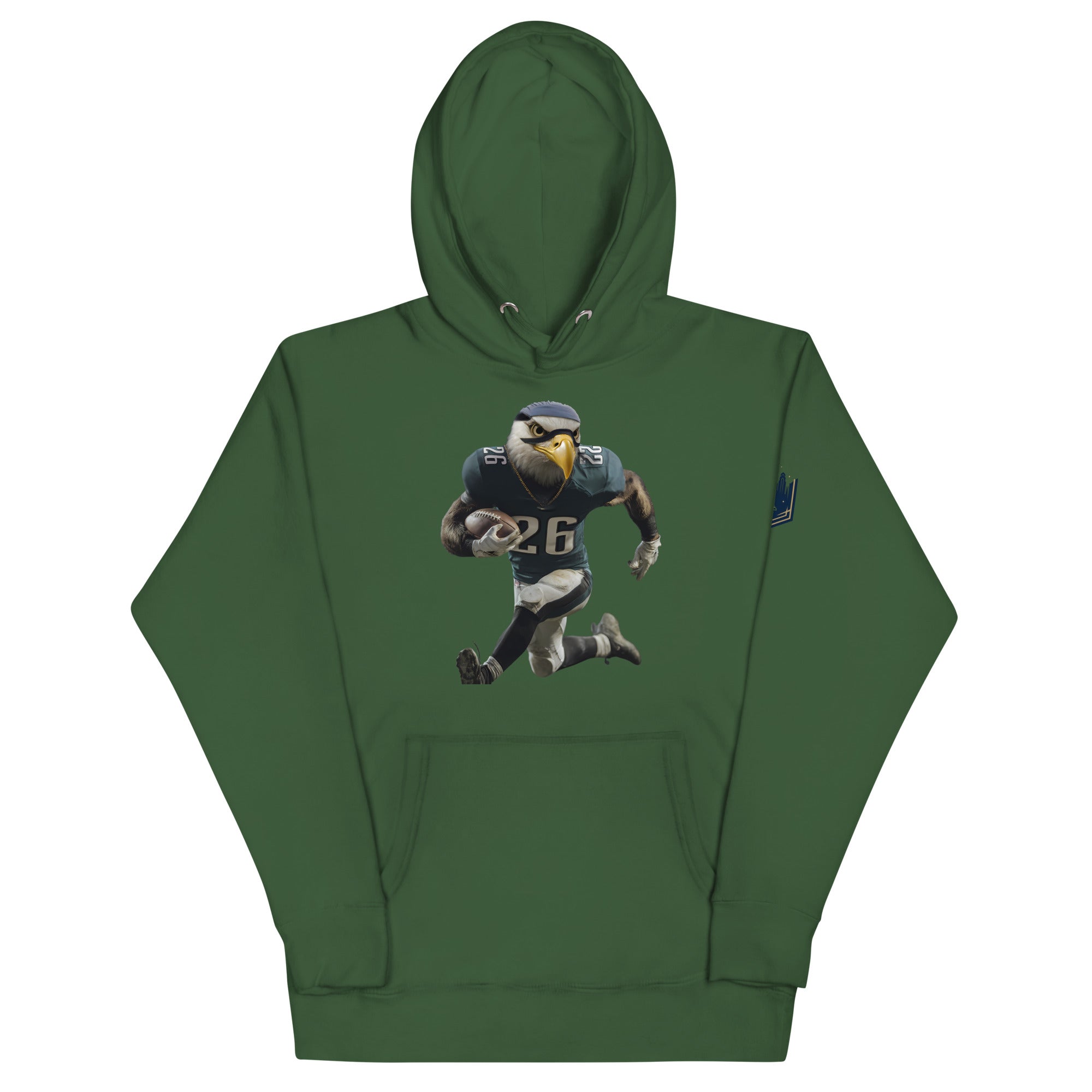 Eagle 11 M Unisex Hoodie Forest Green