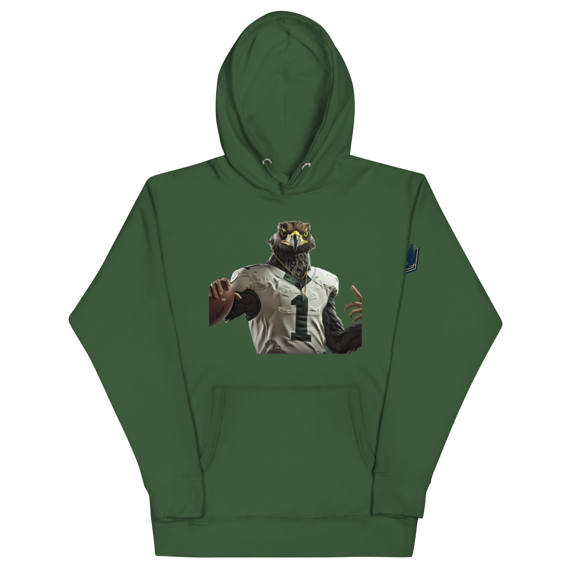 Eagle 12 M Unisex Hoodie Forest Green