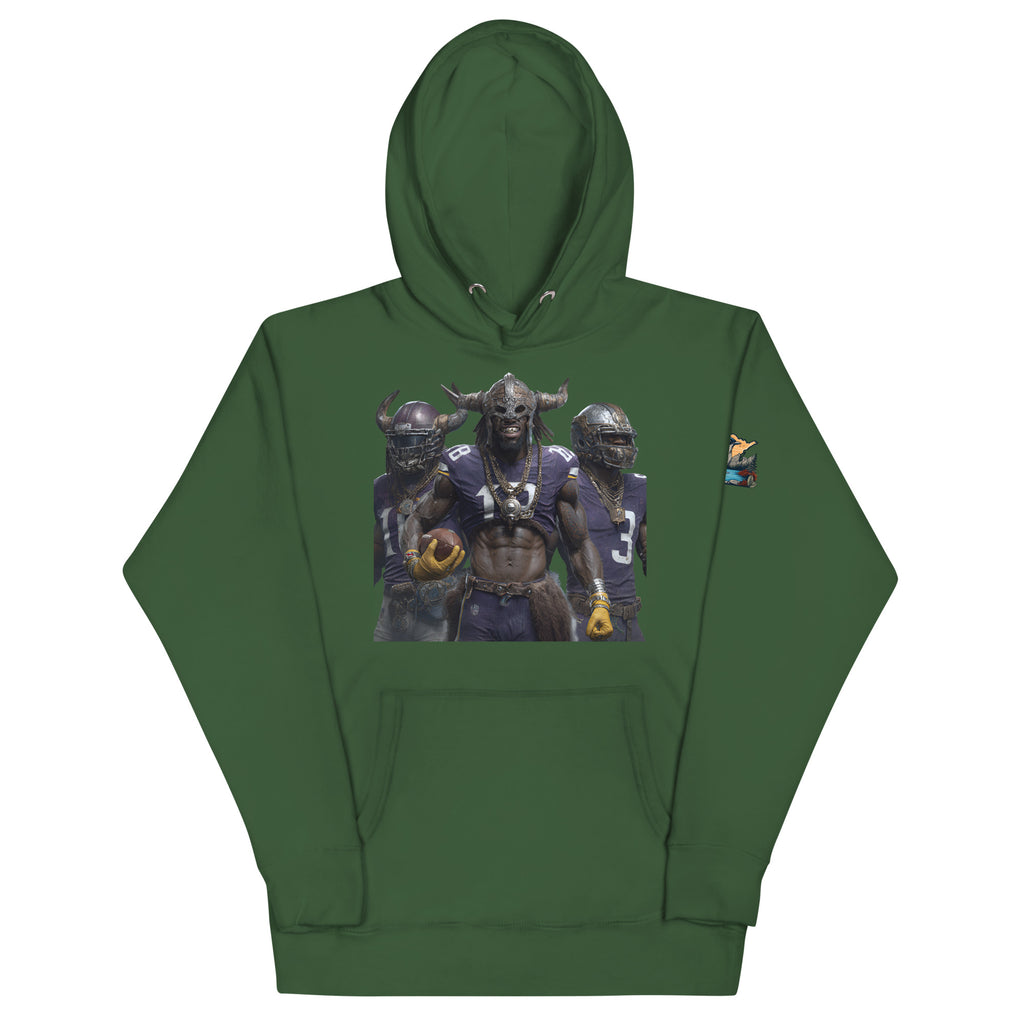 Viking 5 M Unisex Hoodie Forest Green