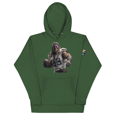 Viking 8 M Unisex Hoodie Forest Green