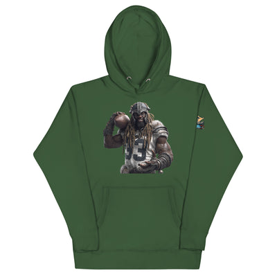Viking 9 M Unisex Hoodie Forest Green