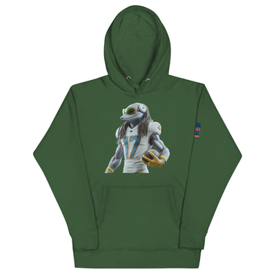 Dolphin 5 M Unisex Hoodie Forest Green