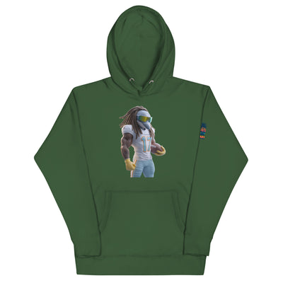 Dolphin 11 M Unisex Hoodie Forest Green
