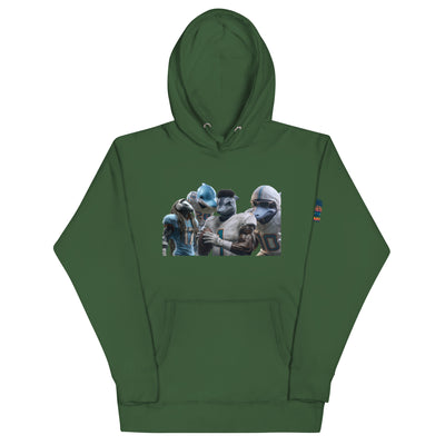 Dolphin 12 M Unisex Hoodie Forest Green