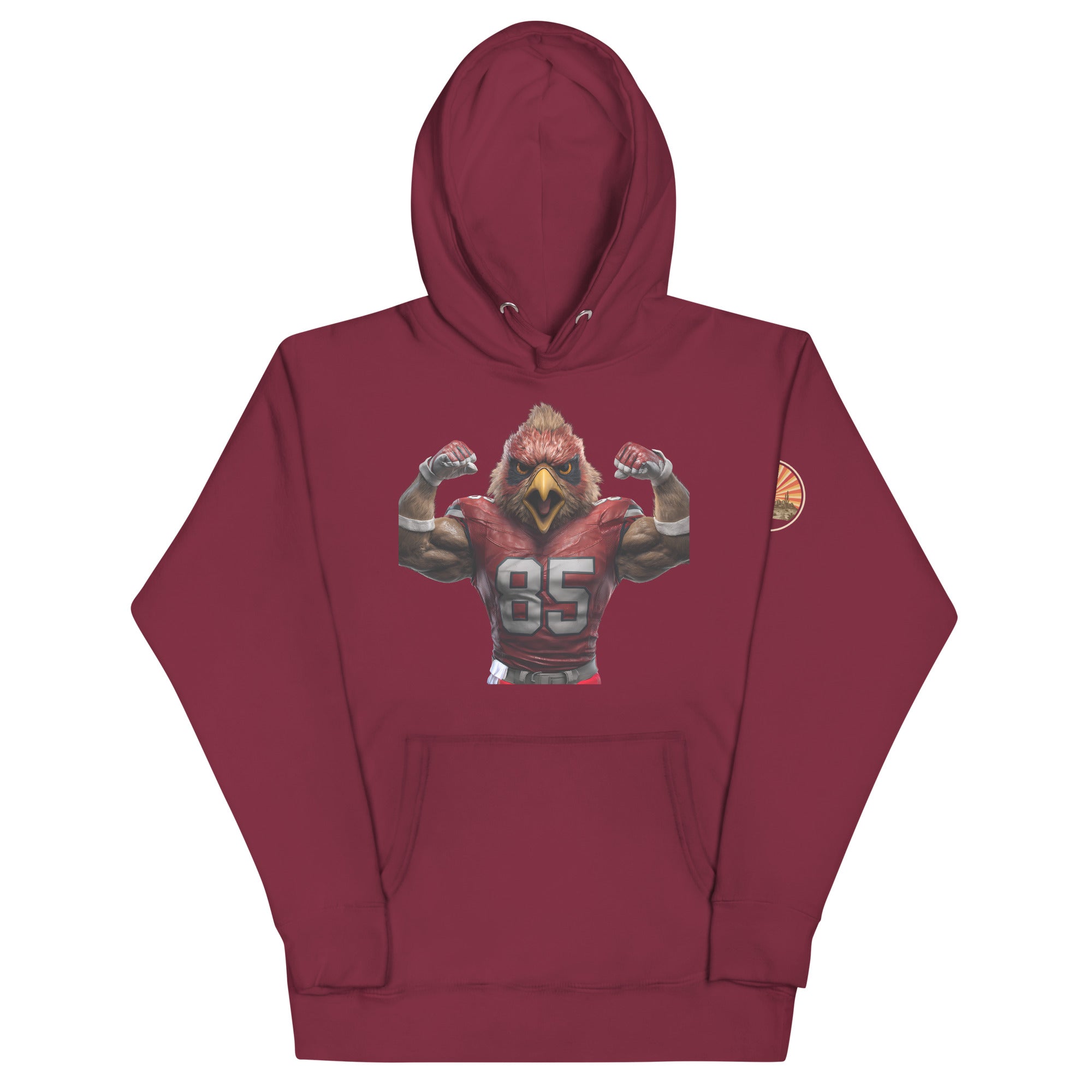 Cardinal 7 Men Unisex Hoodie Maroon