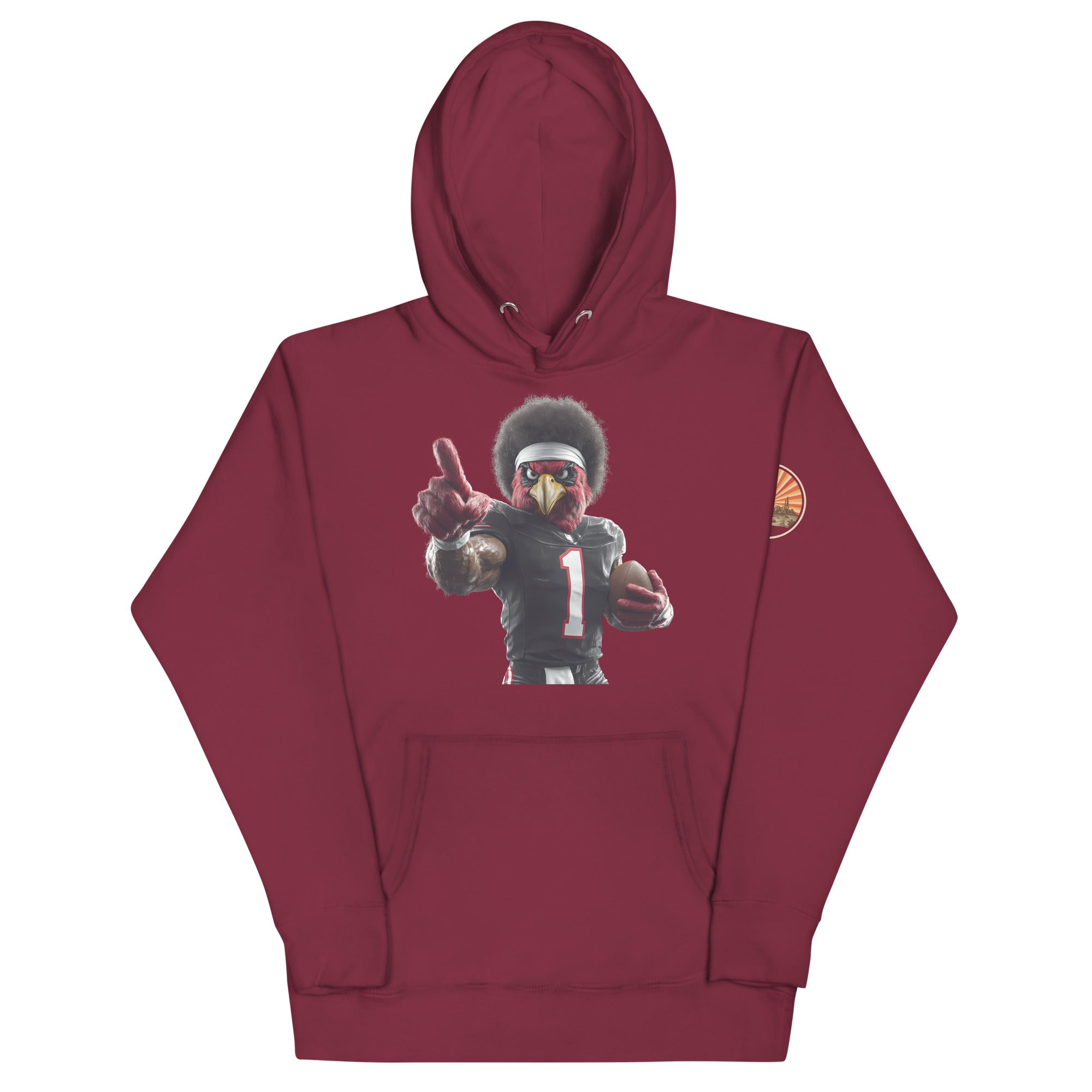Cardinal 6 men Unisex Hoodie Maroon
