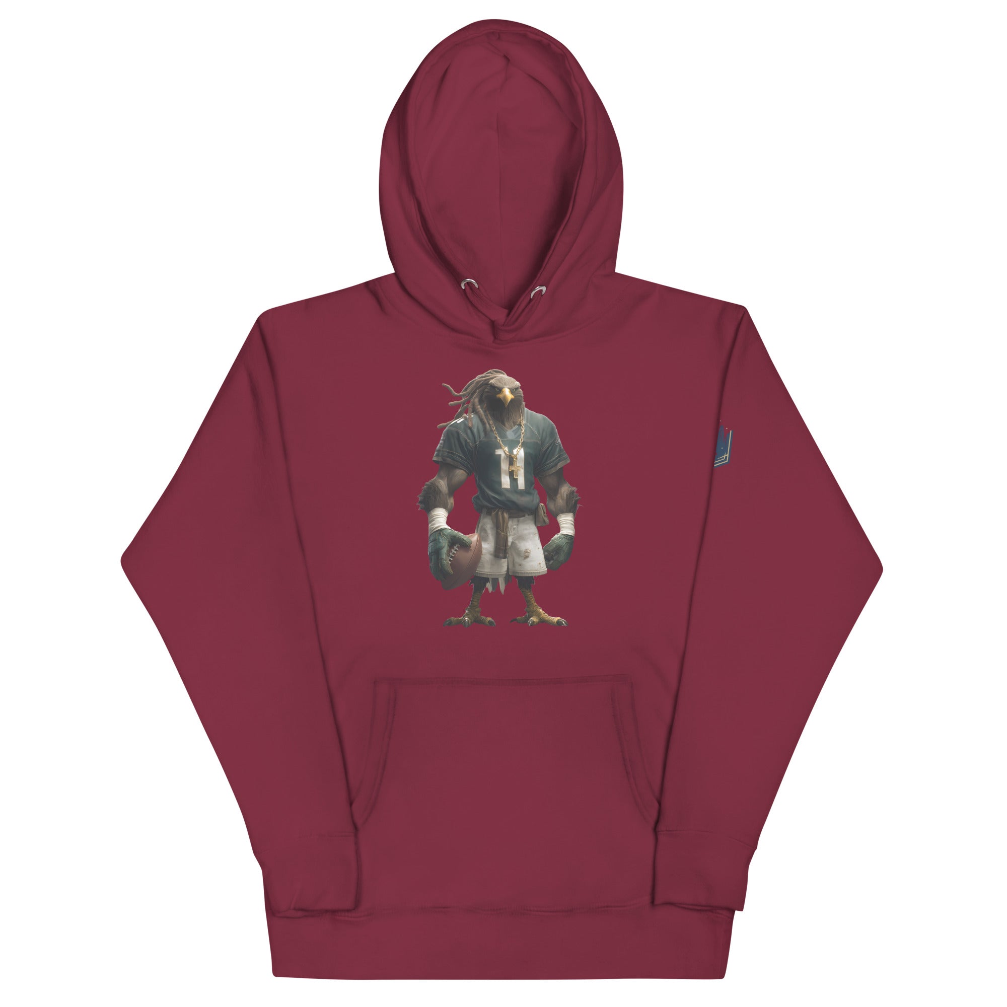 Eagle 7 M Unisex Hoodie Maroon