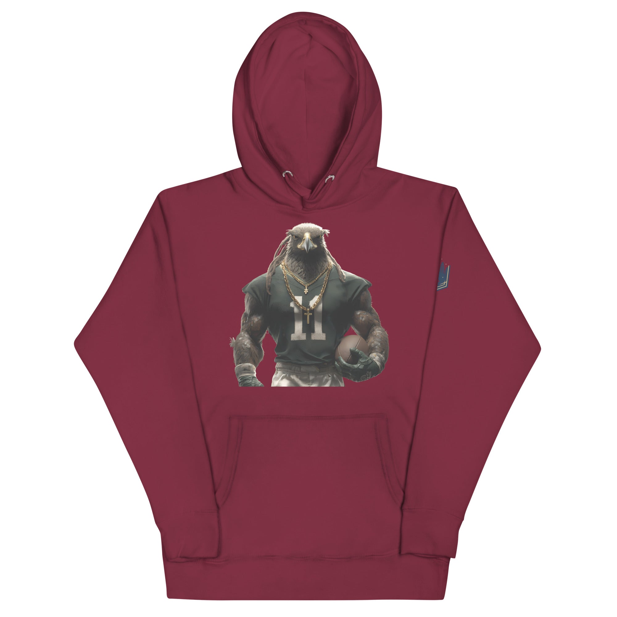 Eagle 9 m Unisex Hoodie Maroon