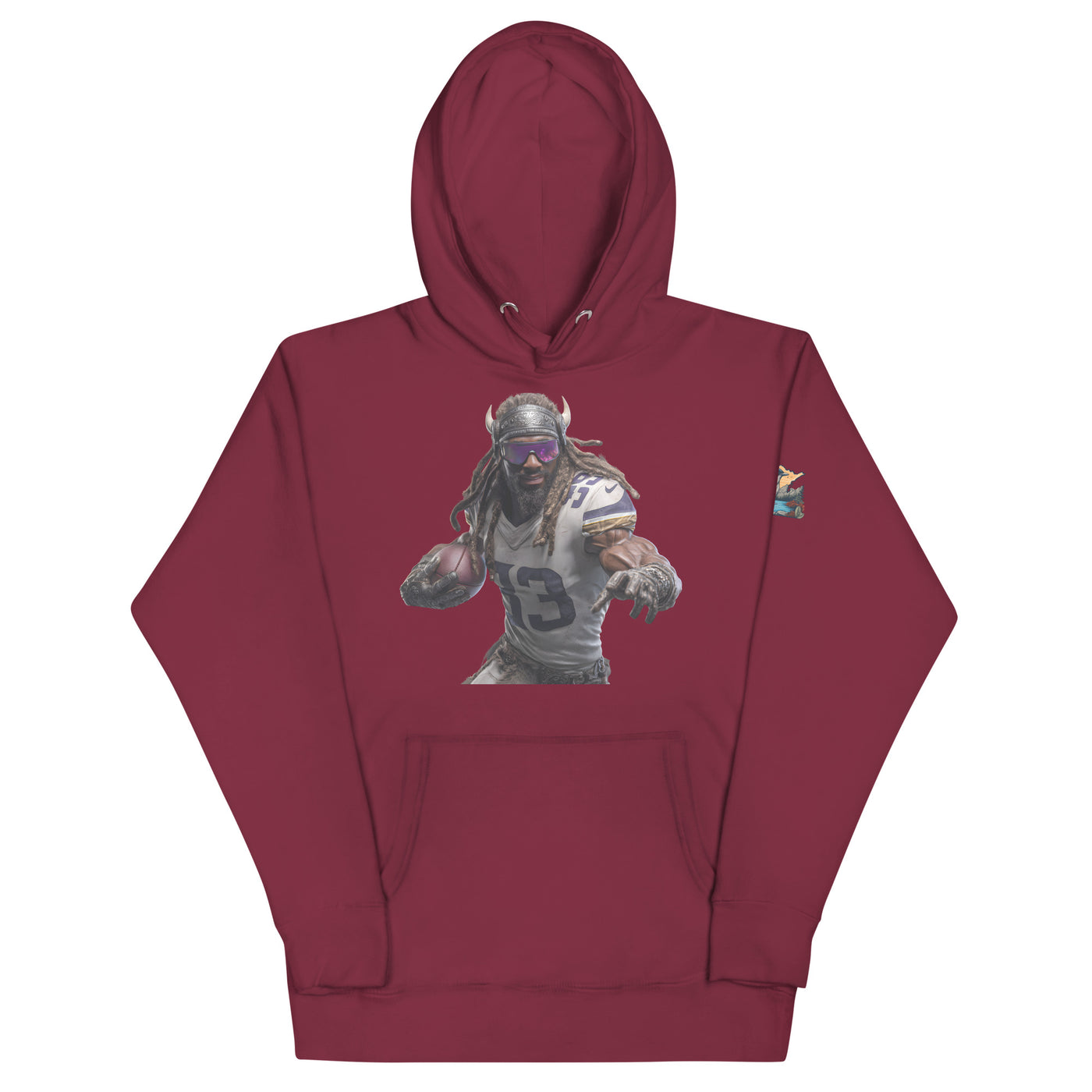 Viking 3 M Unisex Hoodie Maroon