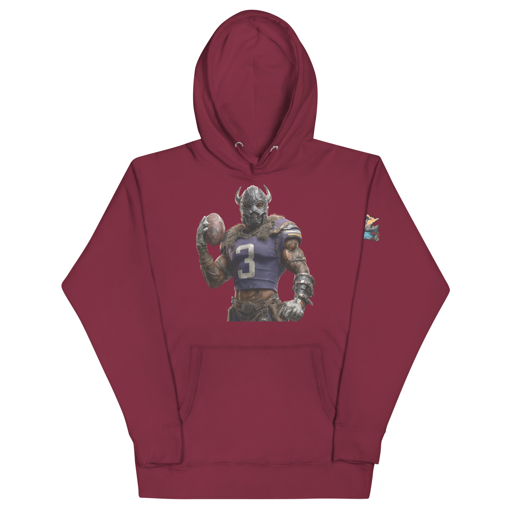 Viking 7 M Unisex Hoodie Maroon