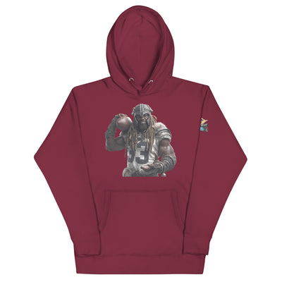 Viking 9 M Unisex Hoodie Maroon