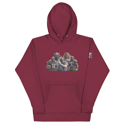 Viking 11 M Unisex Hoodie Maroon