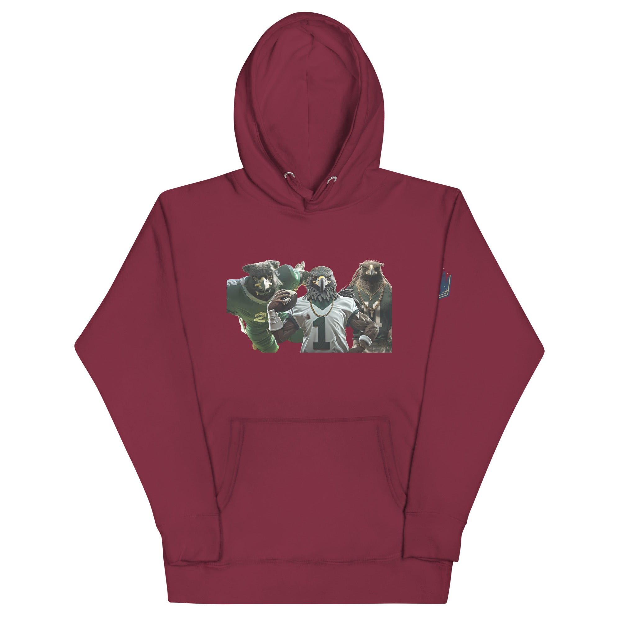 Eagle 13 M Unisex Hoodie Maroon