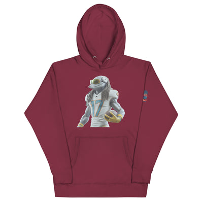 Dolphin 5 M Unisex Hoodie Maroon