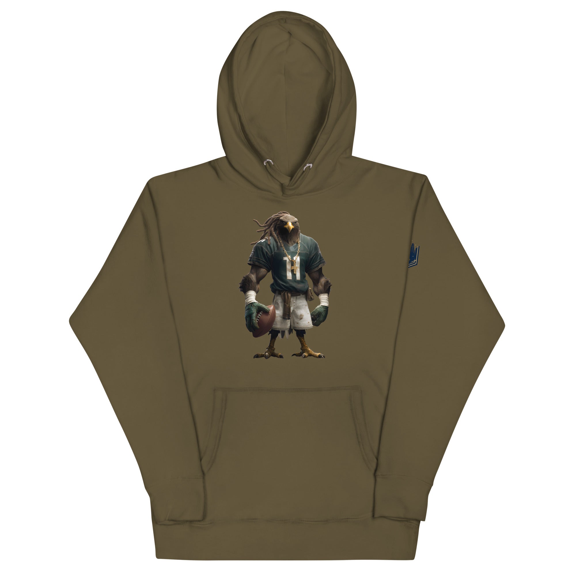 Eagle 7 M Unisex Hoodie Military Green