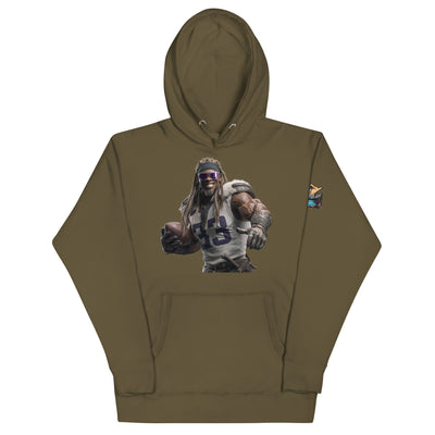 Viking 8 M Unisex Hoodie Military Green