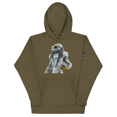 Dolphin 5 M Unisex Hoodie Military Green