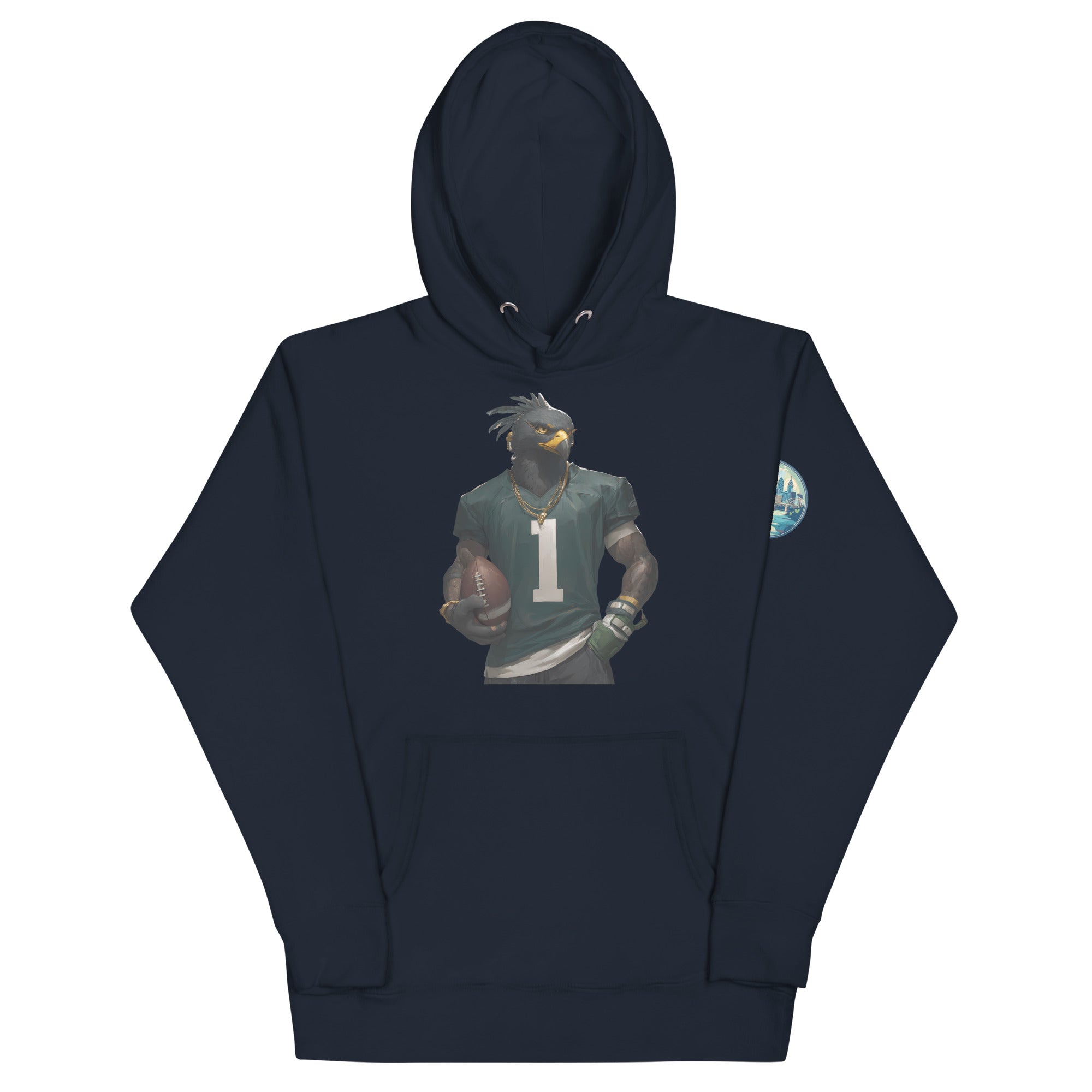 Eagle 6 M Unisex Hoodie Navy Blazer