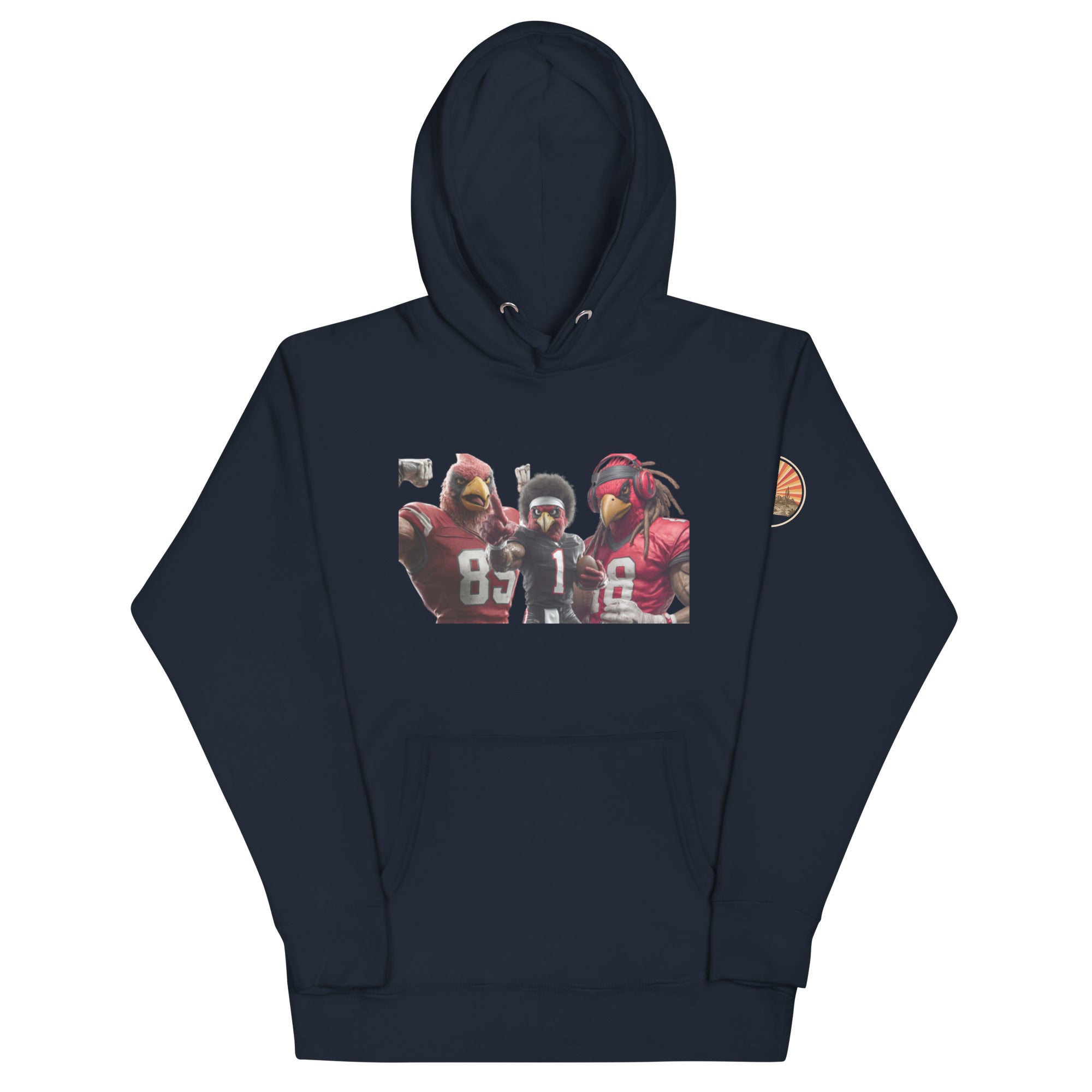 Cardinal 13 M Unisex Hoodie Navy Blazer