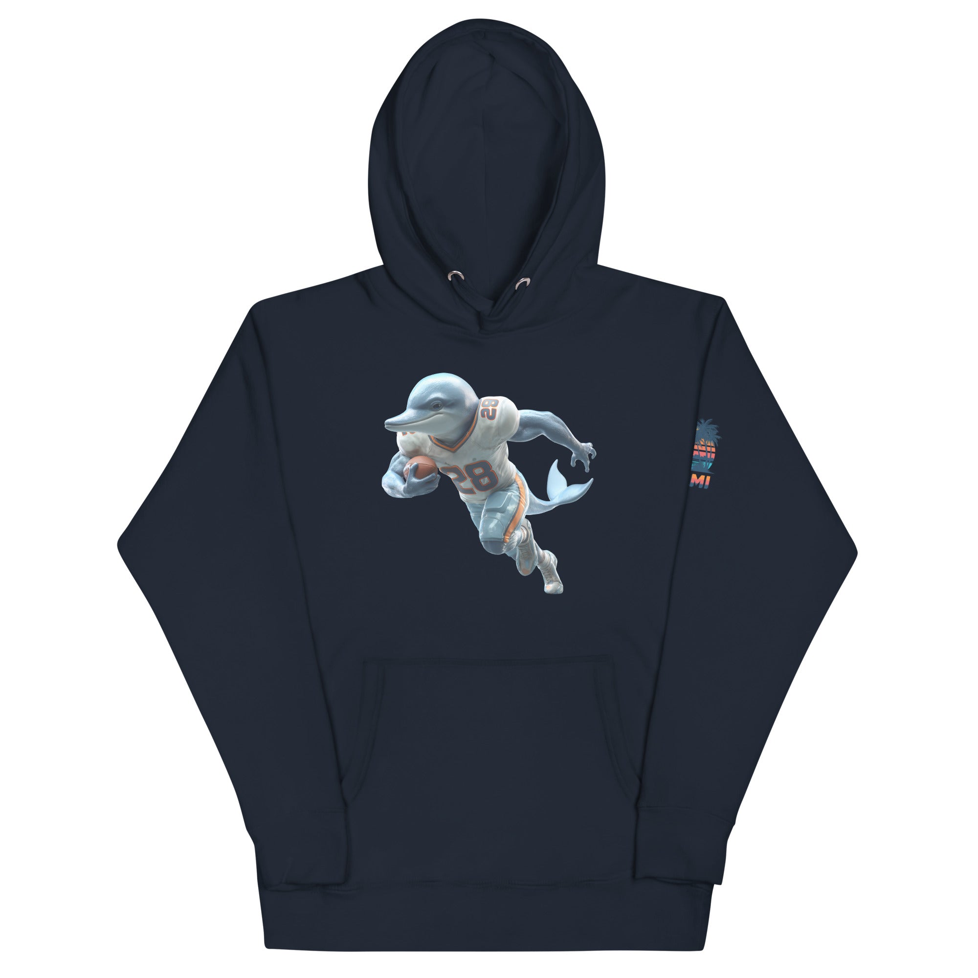 Dolphin 2 M Unisex Hoodie Navy Blazer