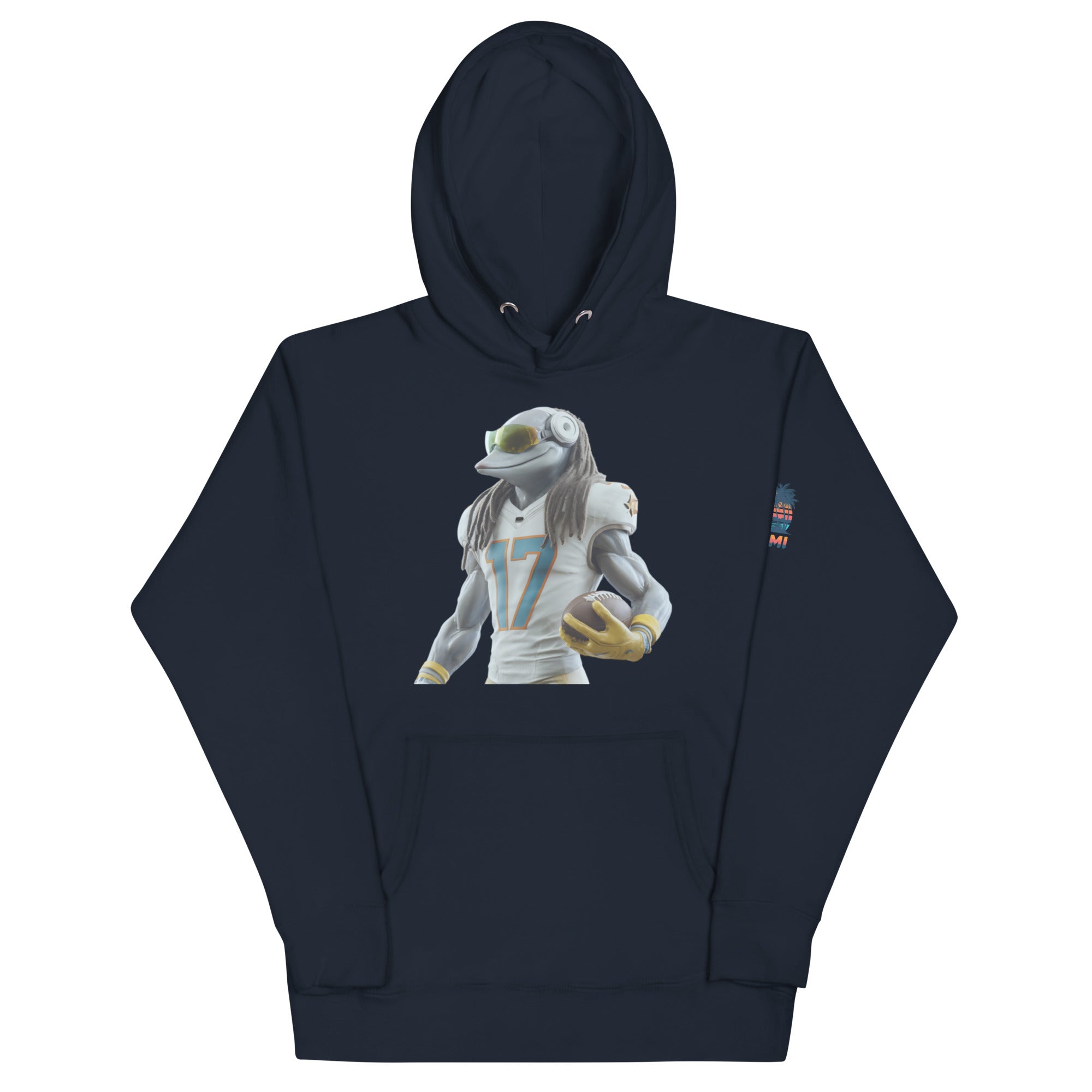 Dolphin 5 M Unisex Hoodie Navy Blazer