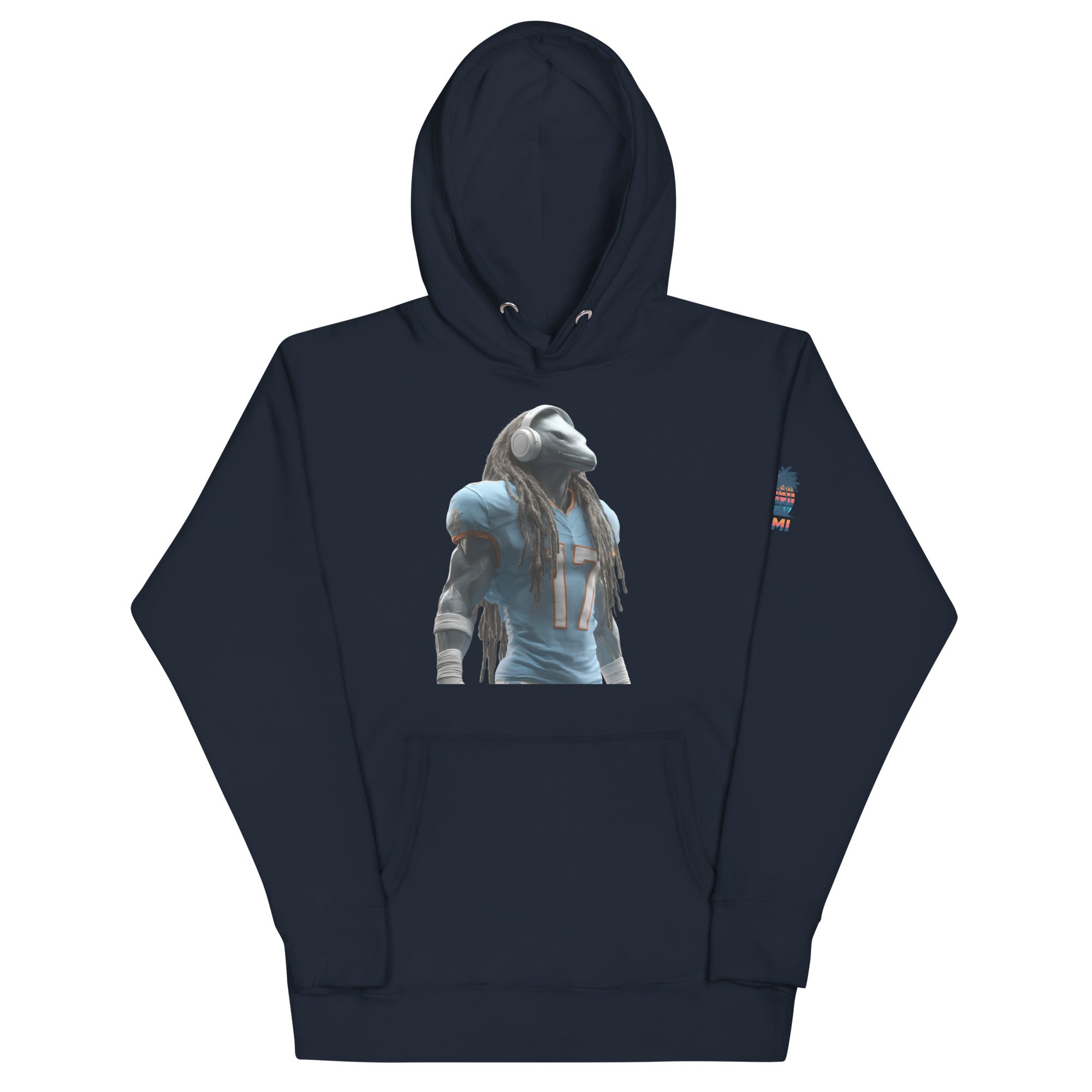 Dolphin 6 M Unisex Hoodie Navy Blazer
