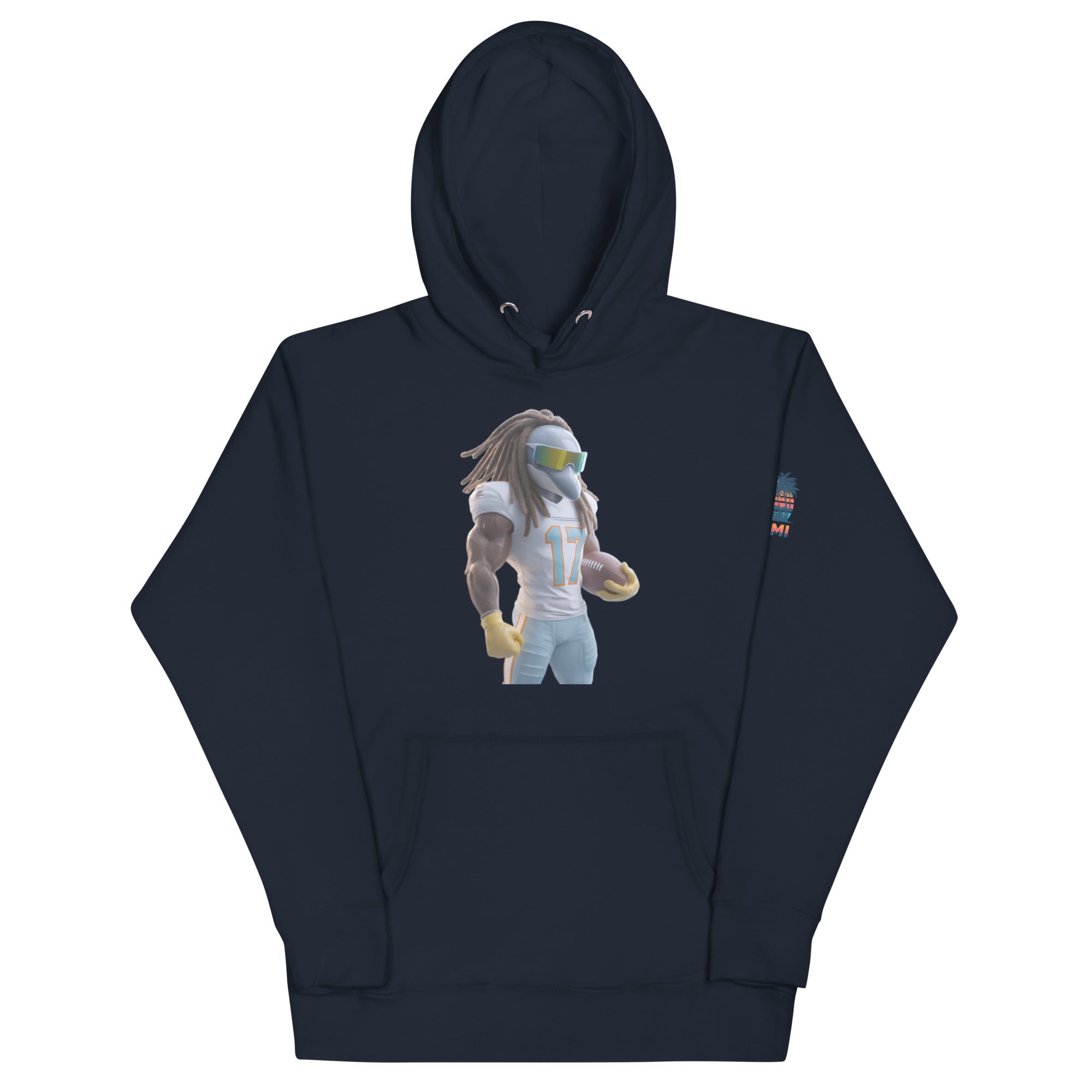 Dolphin 11 M Unisex Hoodie Navy Blazer