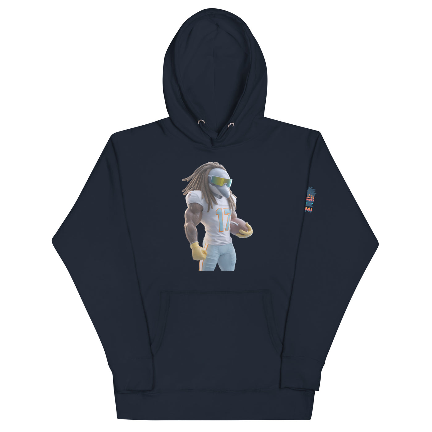 Dolphin 11 M Unisex Hoodie Navy Blazer
