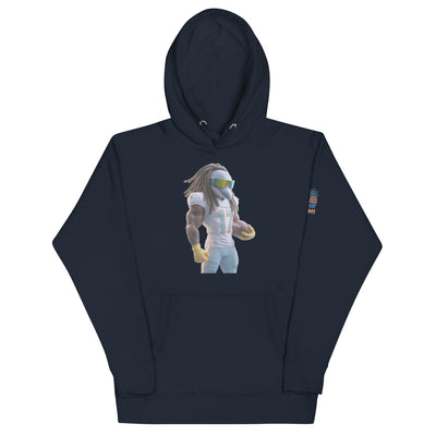 Dolphin 11 M Unisex Hoodie Navy Blazer