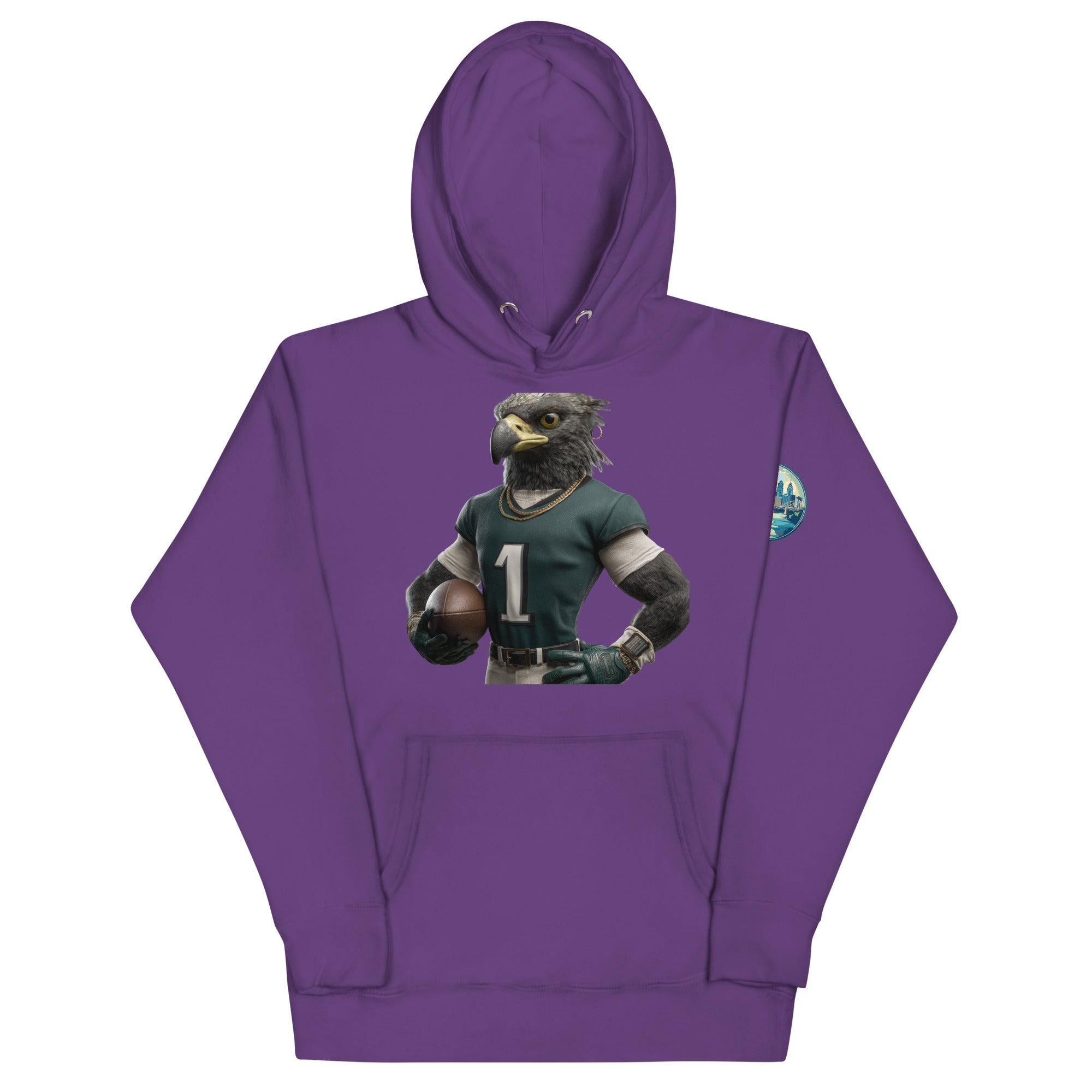 Eagle 4 Men Unisex Hoodie Purple
