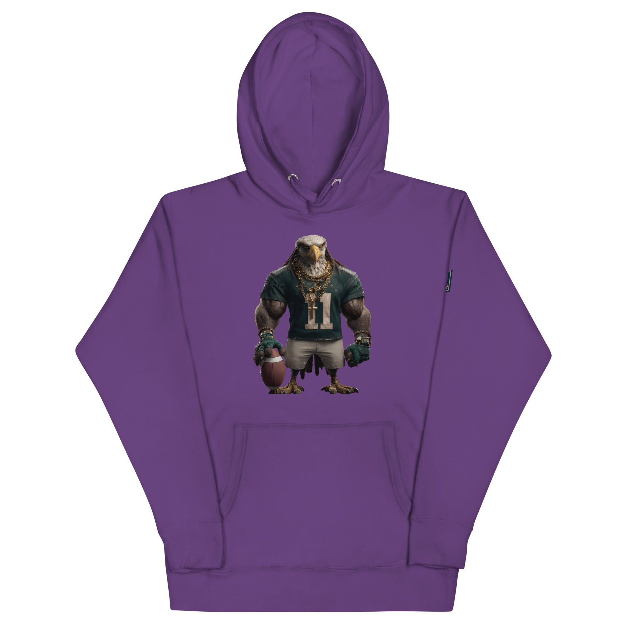 Eagle 8 m Unisex Hoodie Purple