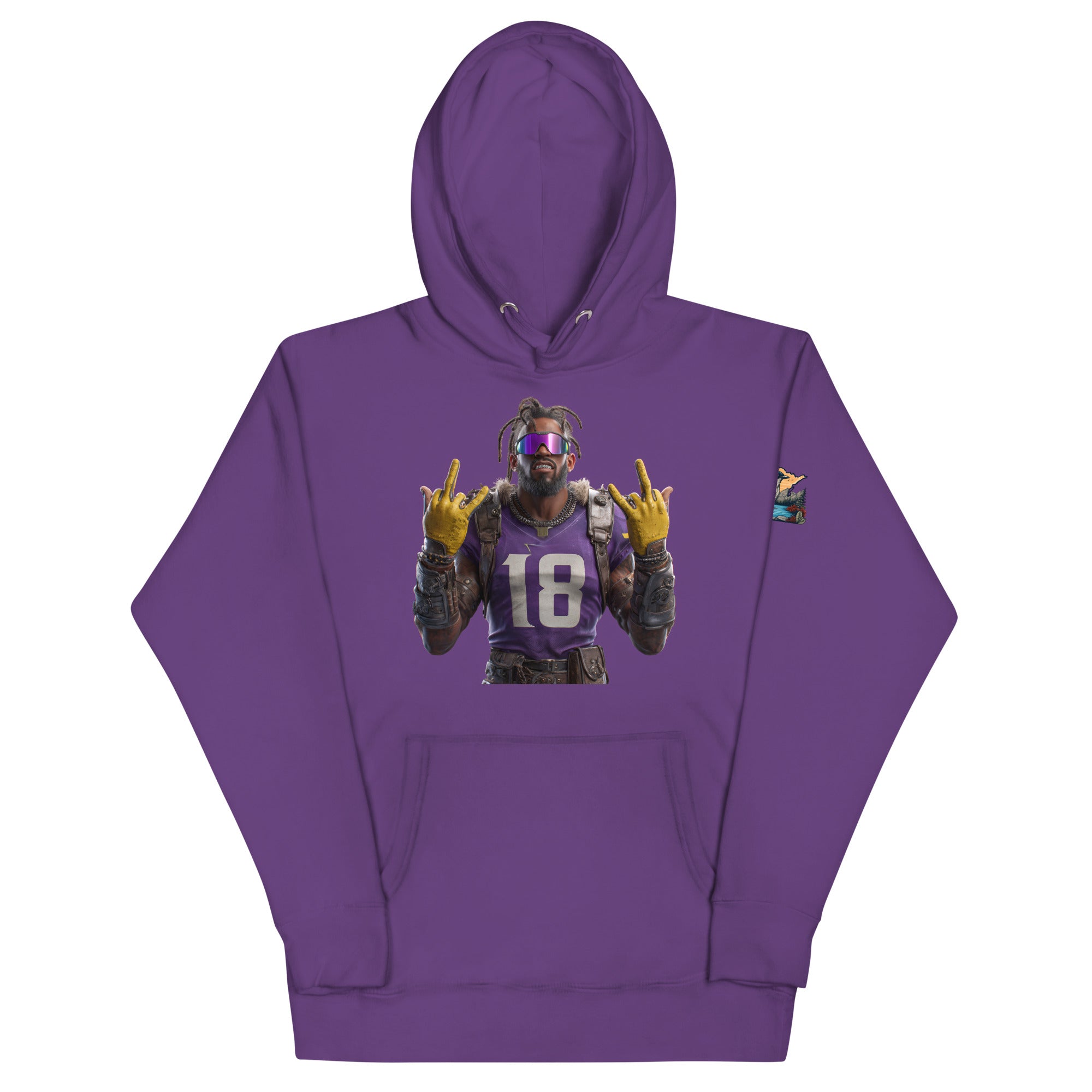 Viking 4 M Unisex Hoodie Purple