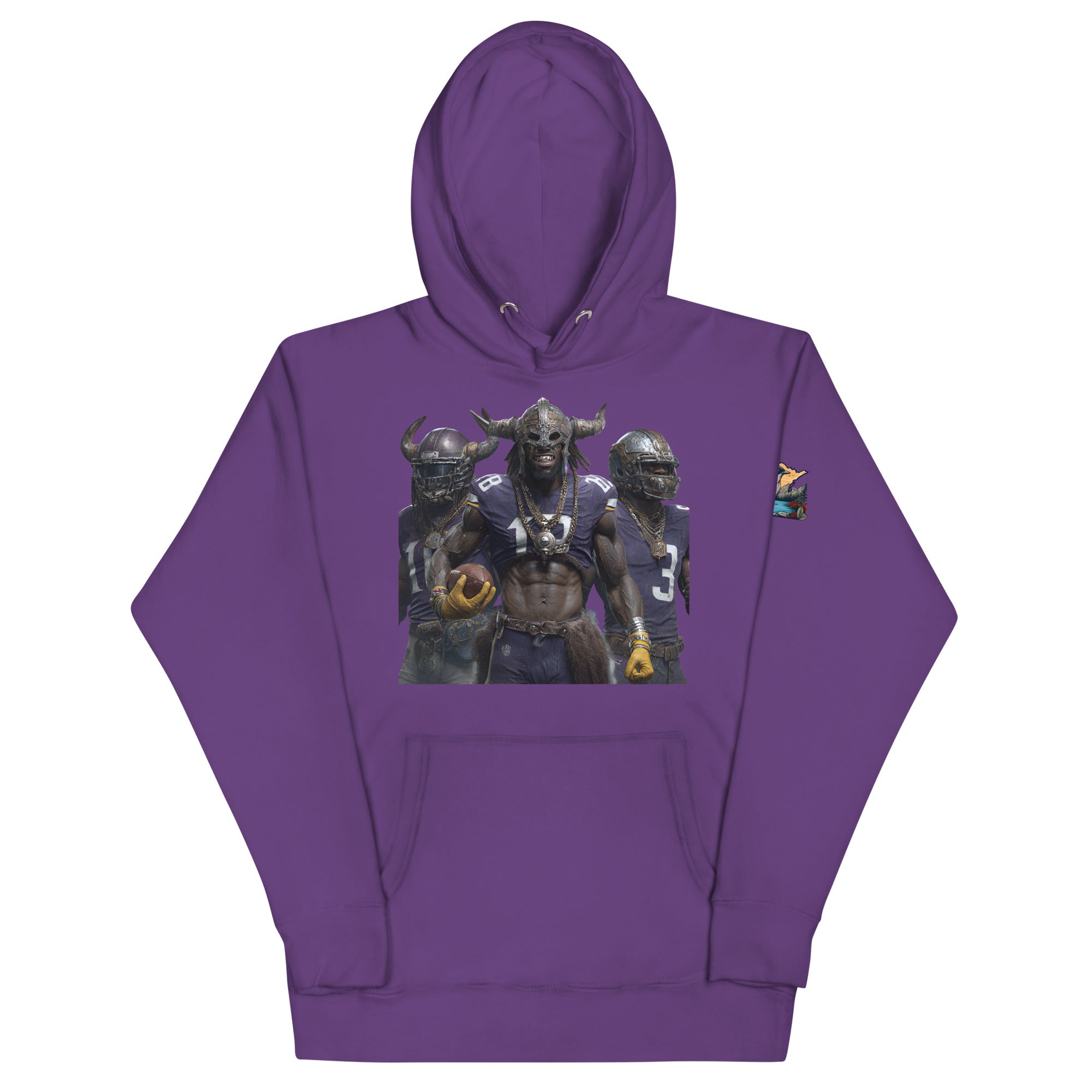 Viking 5 M Unisex Hoodie Purple