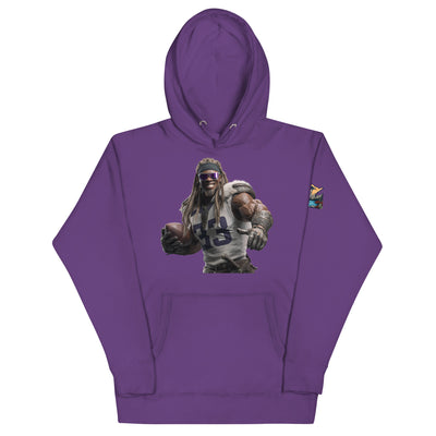Viking 8 M Unisex Hoodie Purple